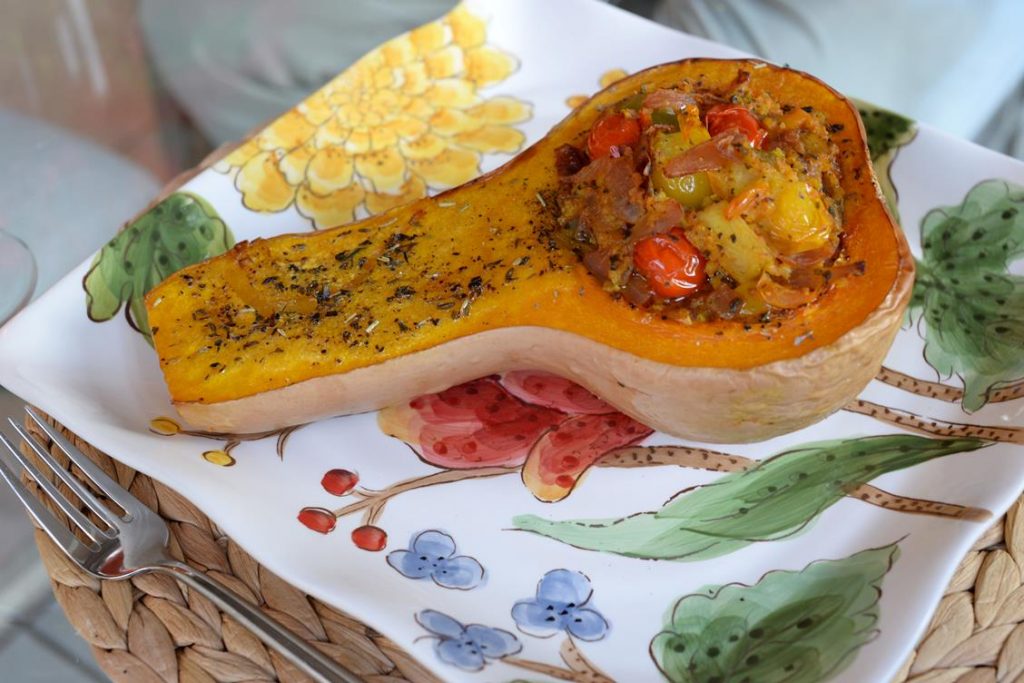 Roasted butternut squash